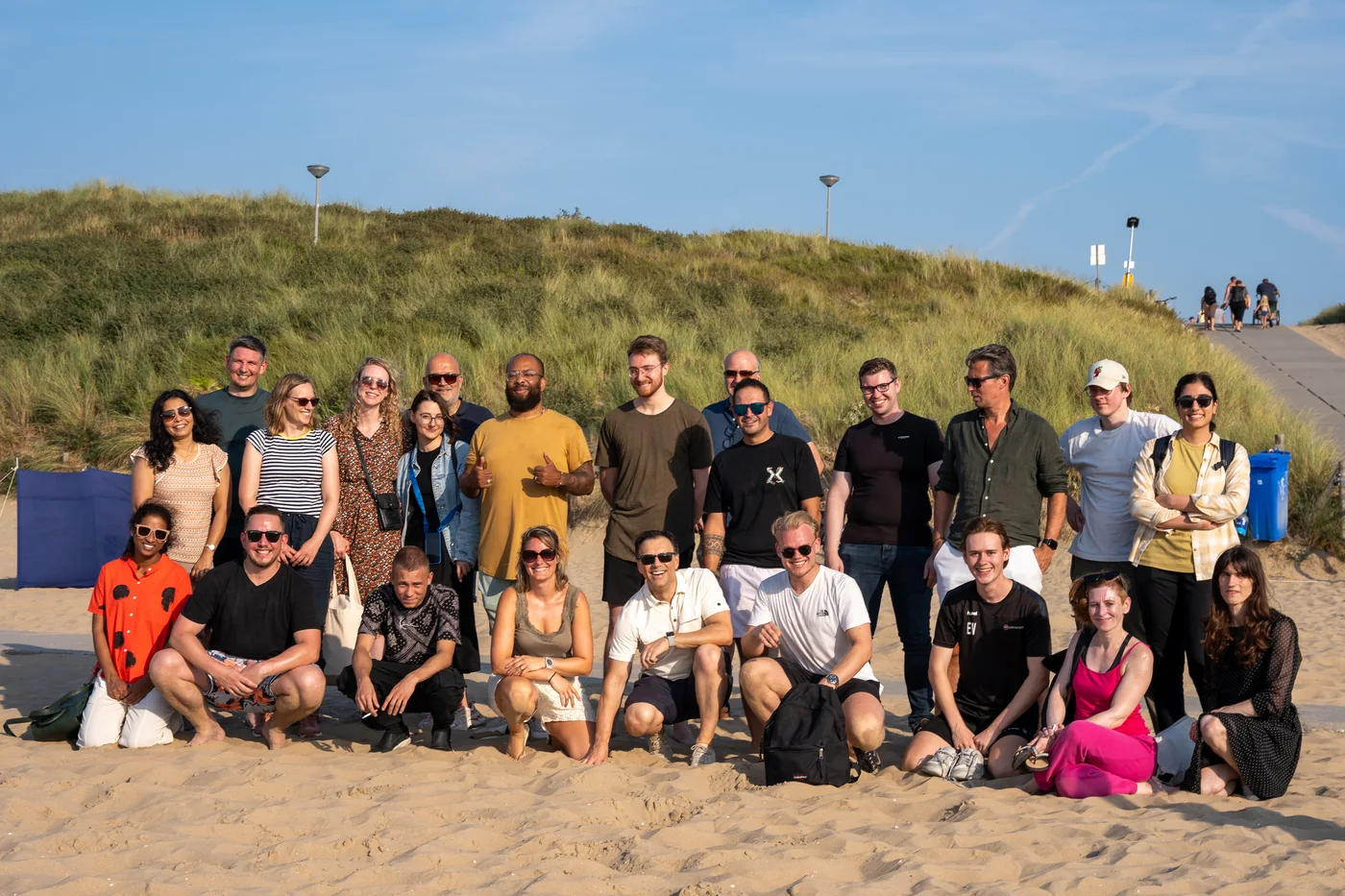Team SOWEDO on the beach